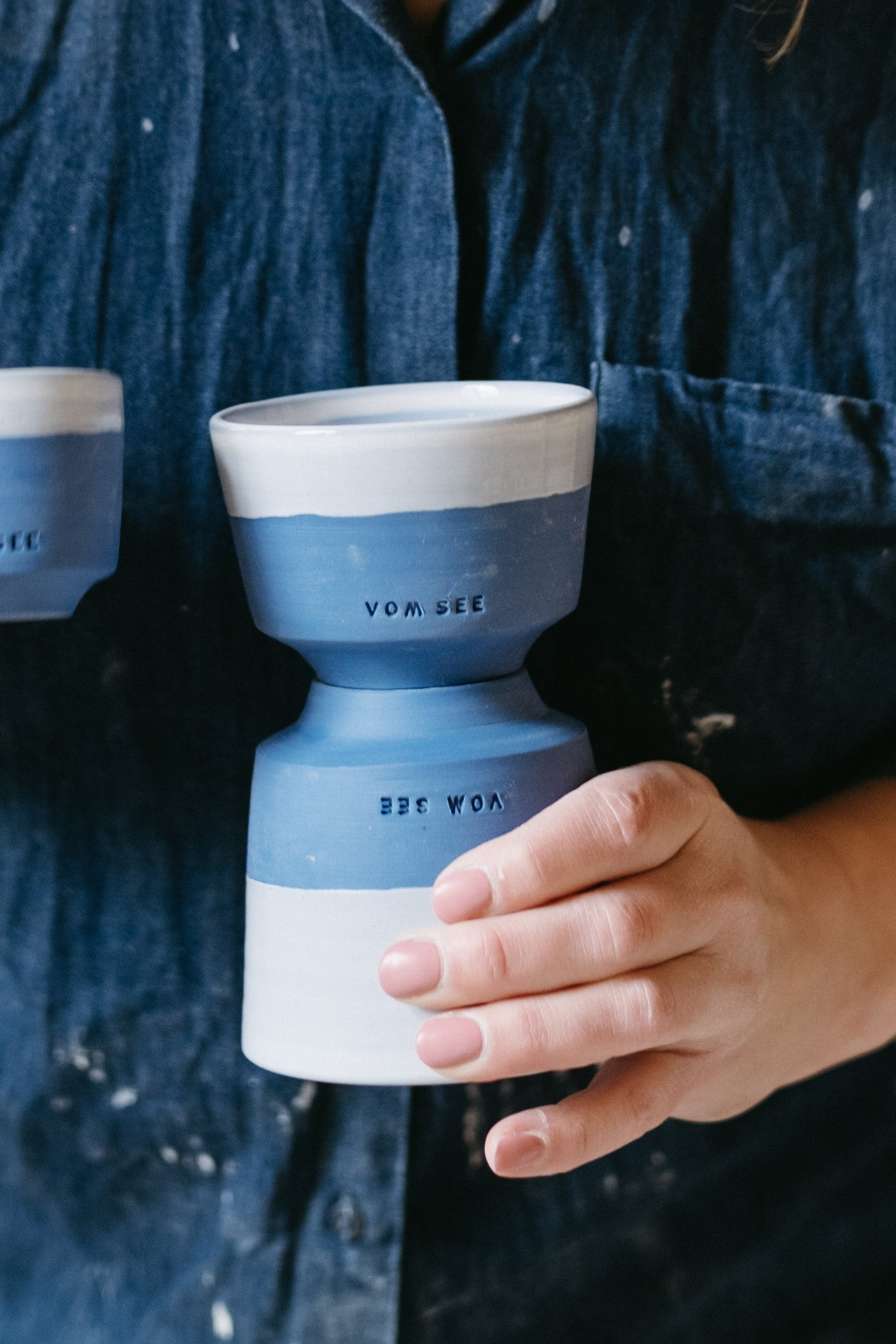Handgemachter Keramik-Becher